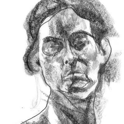 Figure drawing of Unknown Model 4 by Jason Kobs